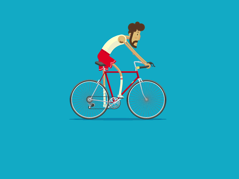 male cyclist
