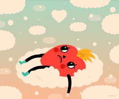 floating heart