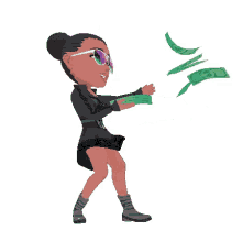 money scatter