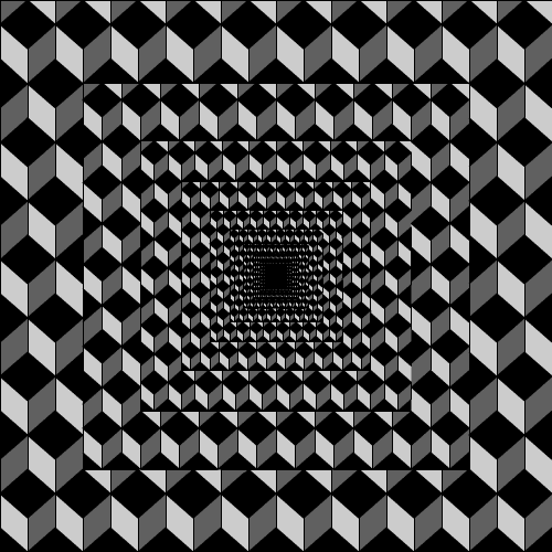 black and white optical picture