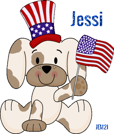 Patriotic Dog