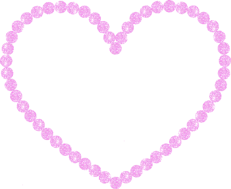 heart made of pearls