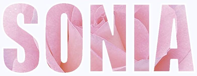 Sonia (in Glitter Text)