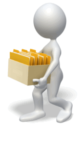 with documents
