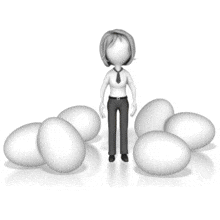 Gold eggs