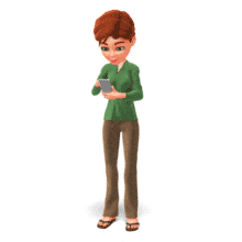 girl with mobilphone