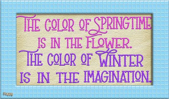 The Color....