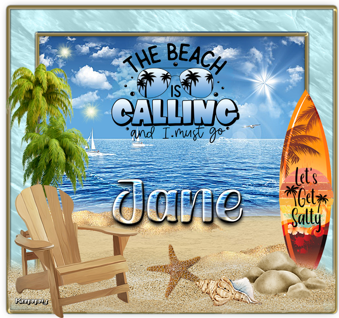 The Beach is calling - Jane