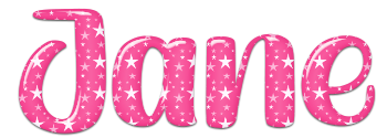 Pink Stars name - Jane