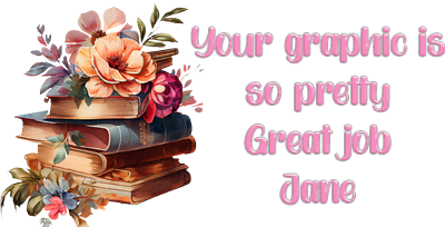 Flowers on books - Jane