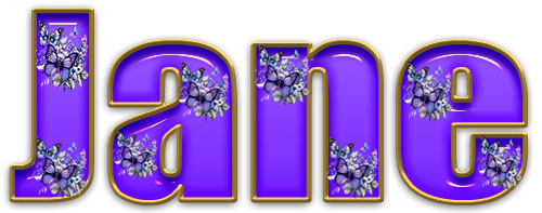 Purple Flowers - Jane