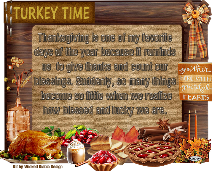 Thanksgiving - turkey time (in Seasonal)