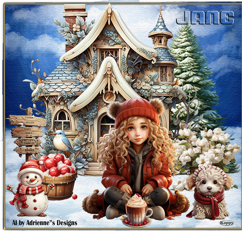 Girl in the snow - Jane