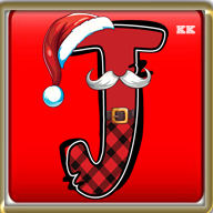 Christmas Sticker - J