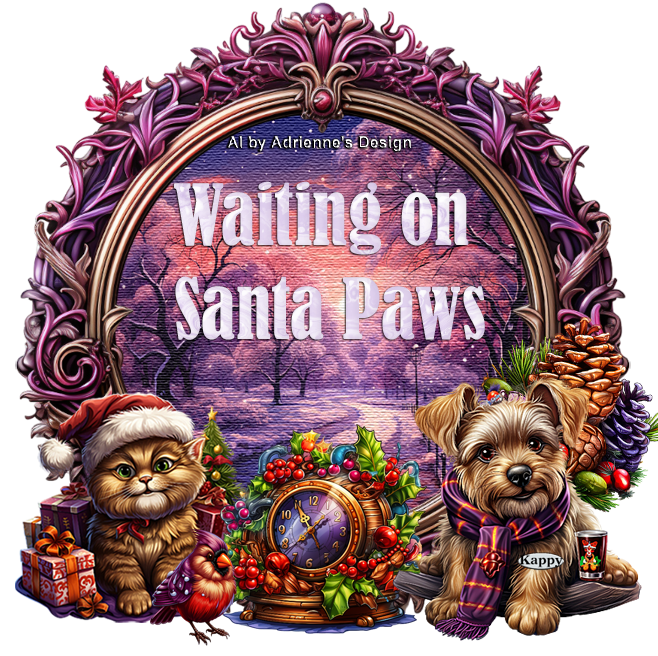 Waiting on Santa Paws