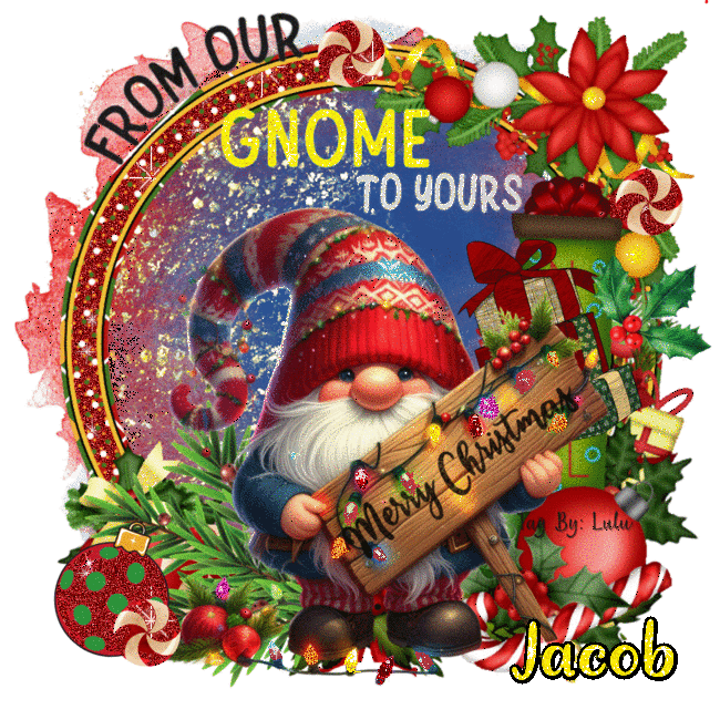 Jacob - Merry Christmas from my Gnome to yours
