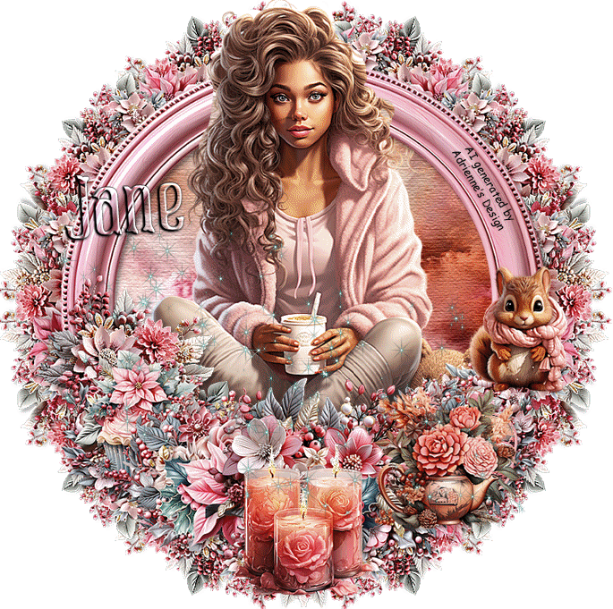 Pretty in pink Christmas - Jane