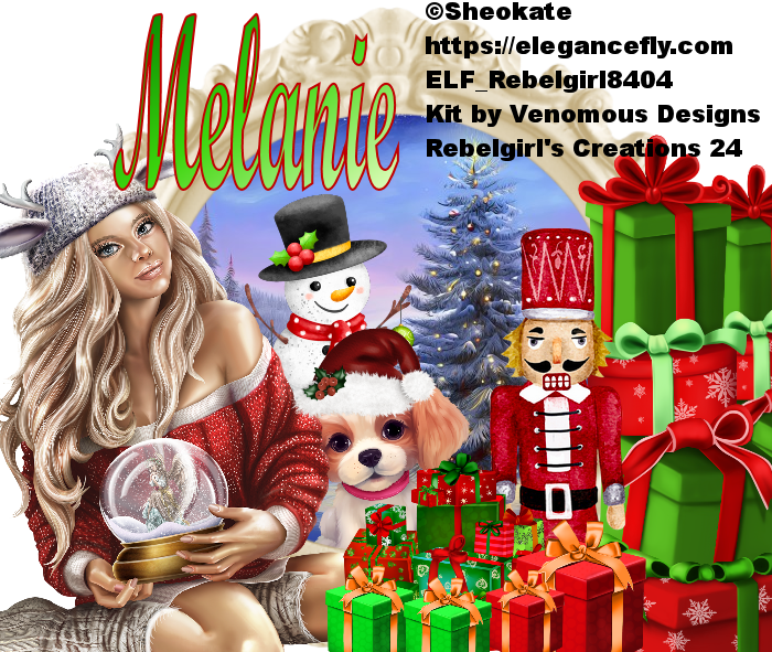 Melanie -Cute Christmas tag