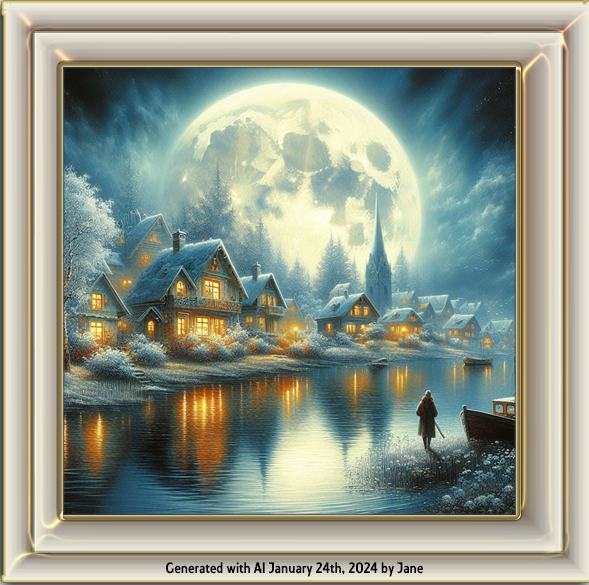 Moon Light on the water
