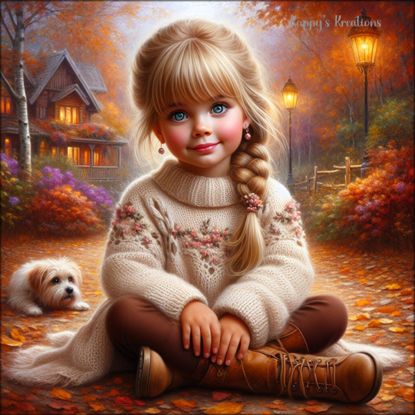 Cute girl in Autumn