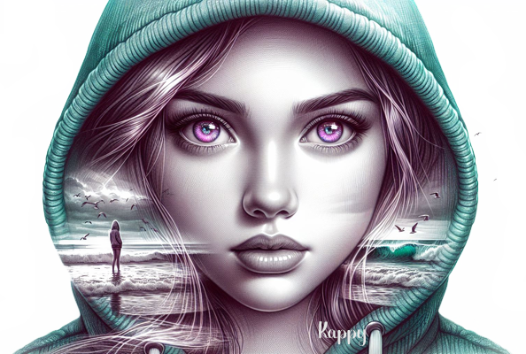 Girl and the sea