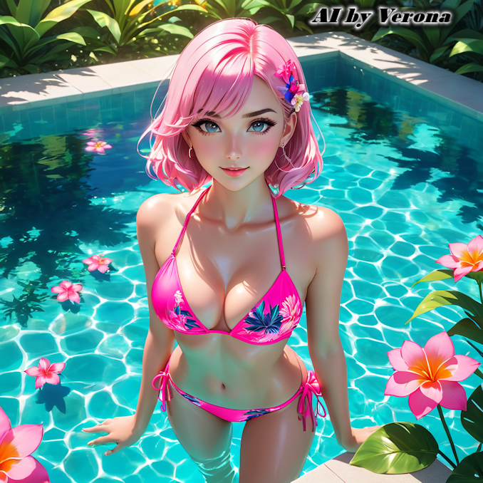 Girl pool