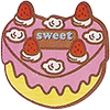 sweet heart cake