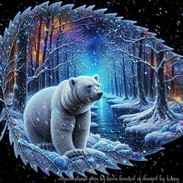 Bear in winter