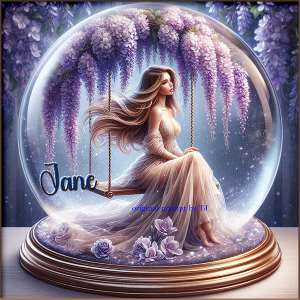 Woman on swing - Jane