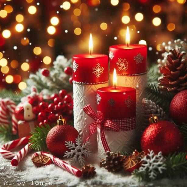 Christmas candles #2