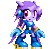 lilac fixing her hair