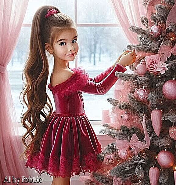 Beautiful Girl Christmas #2