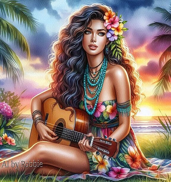 Beautiful Island Girl