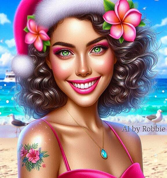 Pretty Christmas Girl