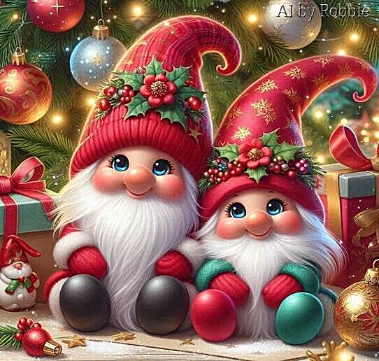 Two Cute Gnomes