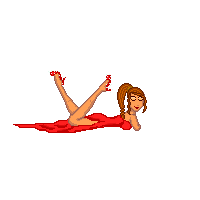 doll with a red dress