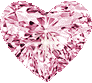 Diamond Heart Pink