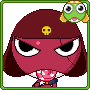 giroro eating his lollipop