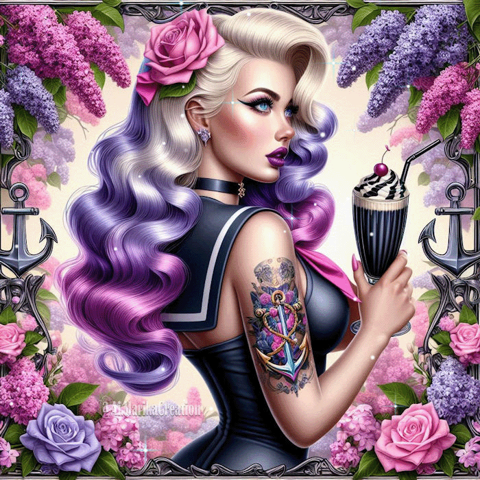 girl 50s style
