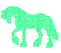 Friesian horse