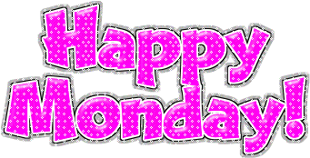 Happy Monday (in Glitter Text)