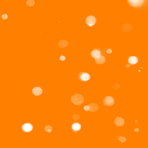orange bokeh