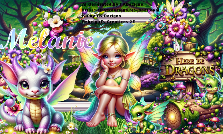 Melanie -Here be Dragons tag