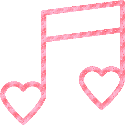 heart shaped musical note