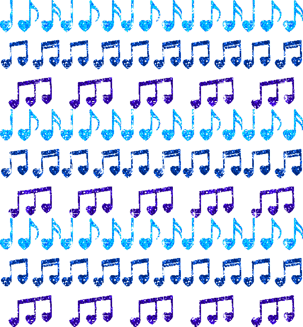 heart shaped musical notes