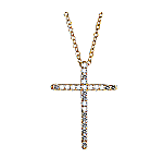 diamond cross necklace