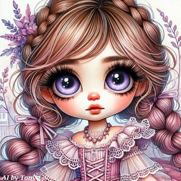 Cute whimsical girl #2