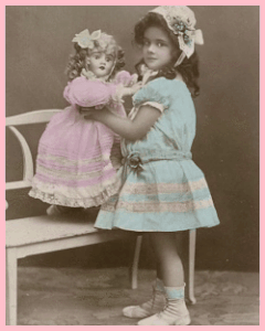 girl and her dolly