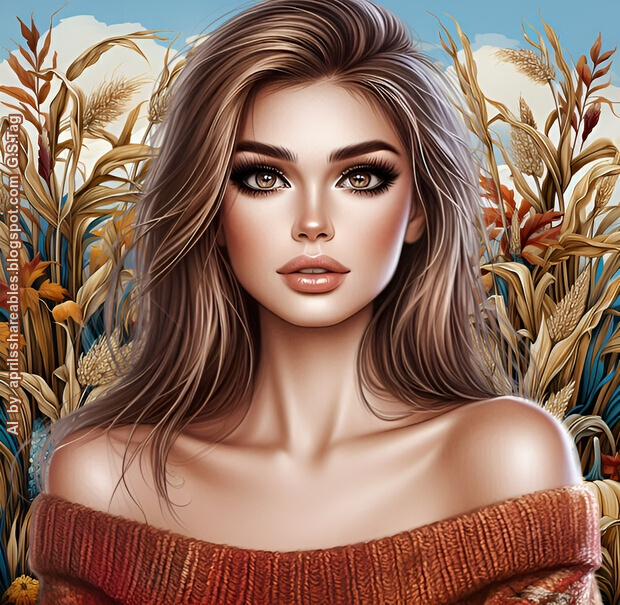 Pretty Fall Woman