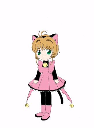 sakura cat girl